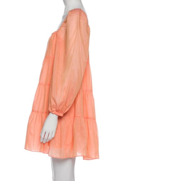 ALICE + OLIVIA Rowen Square Neck Mini Dress US Medium - Picture 10 of 12